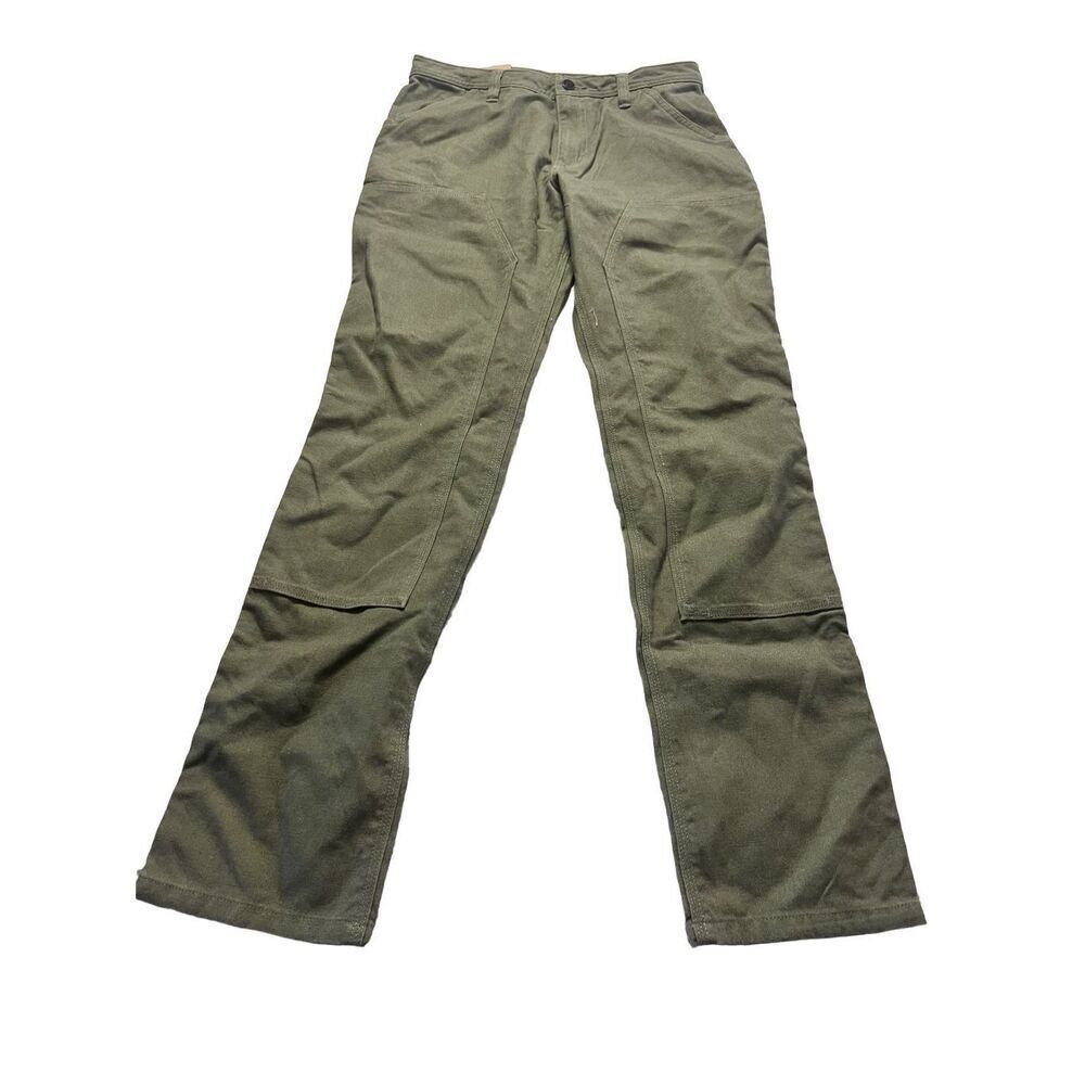 Patagonia Womens Slim All Seasons Hemp Pants - Long Fatigue Green Size 10x33 NWT